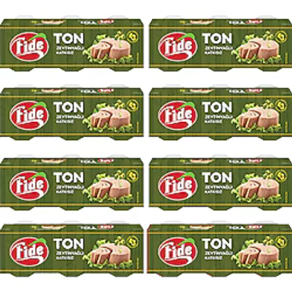 Fide Zeytinyağlı Ton Balığı 3x80 gr 8'li