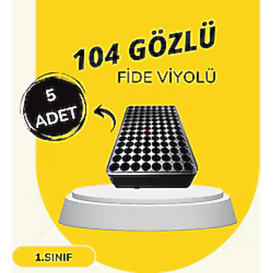 Fidelik Viyol 5 Adet 104 Göz Fide Viyolü Fide Altlığı Tohum