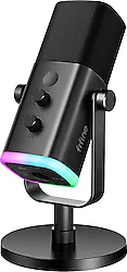 Fifine AM8 XLR/USB RGB Dinamik Oyuncu ve Yayıncı Mikrofonu