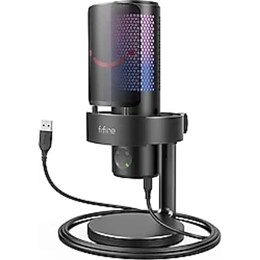 Fifine Ampligame A9 RGB USB Yayıncı Mikrofonu