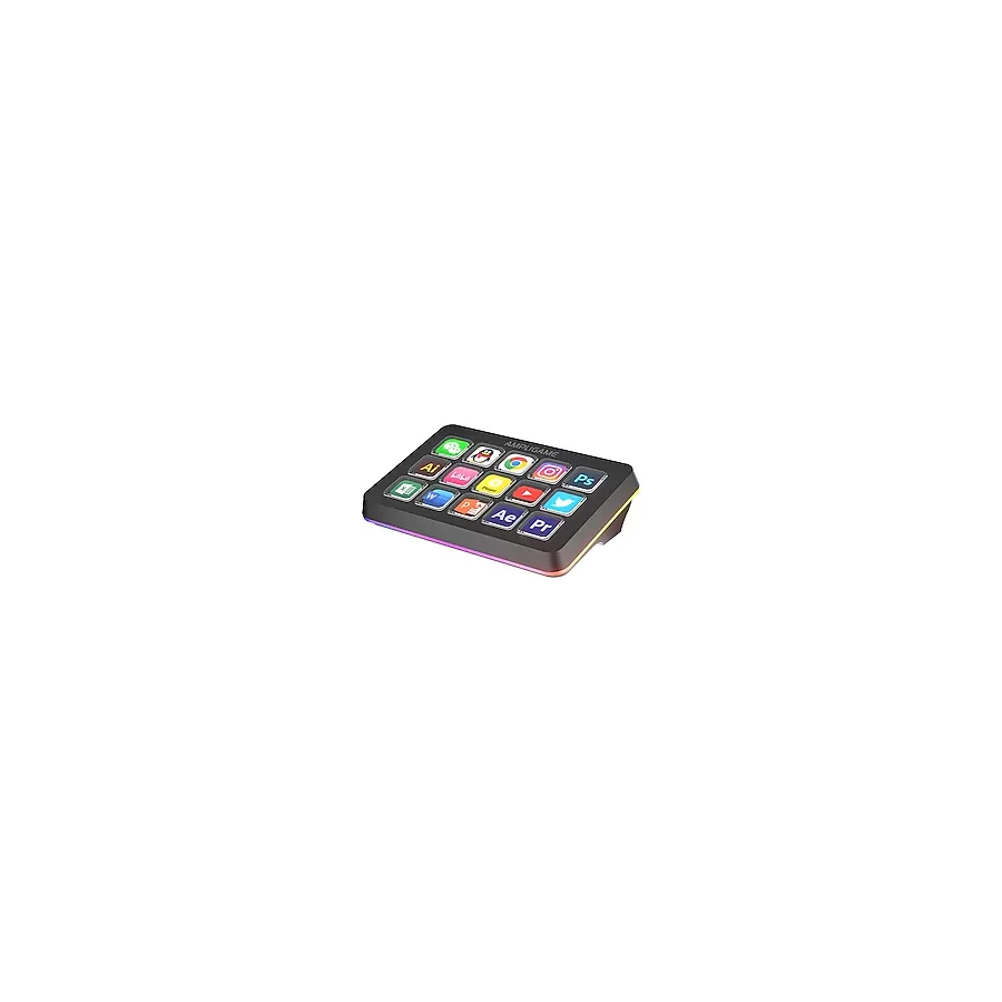 Fifine Ampligame D6 Stream Deck Yayın Kontrolcüsü - Siyah - Standart