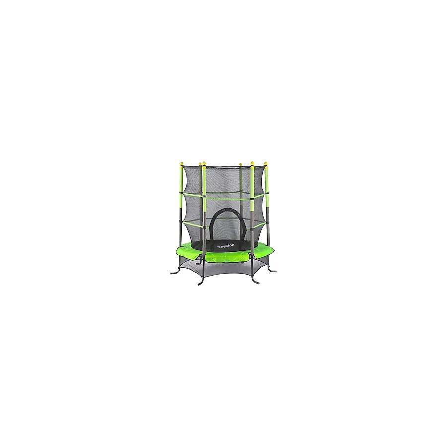 Fileli Trambolin Çocuk Trambolini 140 x 180 cm Büyük Boy Zıpzıp Korumalıklı Trambolin LYT-03Y
