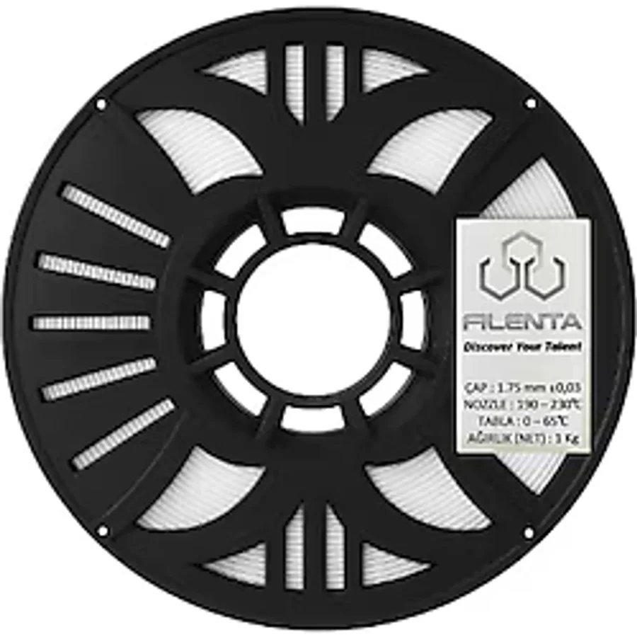 Filenta Beyaz Premium Pla Filament 1.75 mm. 1000 gr.