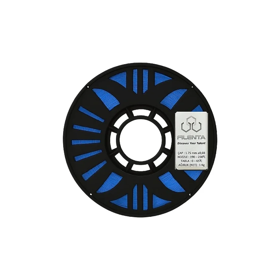 Filenta PLA Premium 1.75 mm 1 kg Mavi Filament