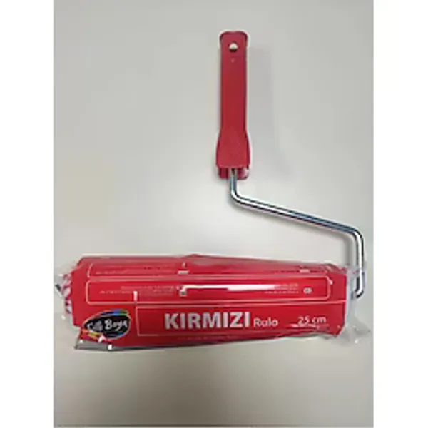 Filli Boya Kırmızı Çizgili Dış Cephe Rulosu