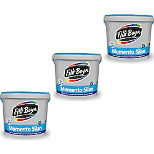 Filli Boya Momento Silan Tam Silinebilir ve Yıkanabilir Silikonlu Ipek Mat Iç Cephe Boyası 15 lt - 3 'lü - Kırık Beyaz