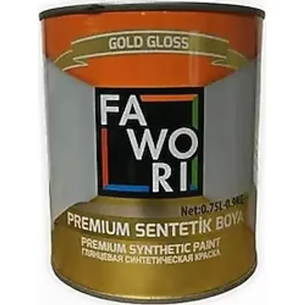 Filli Fawori Parlak Sentetik Yağlı Boya 0,75 Lt.. Siyah & Beyaz beyaz
