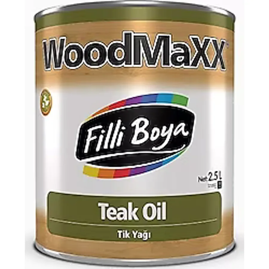 Filli WoodMaxx Teak Oil 0.75 lt Tik Yağı