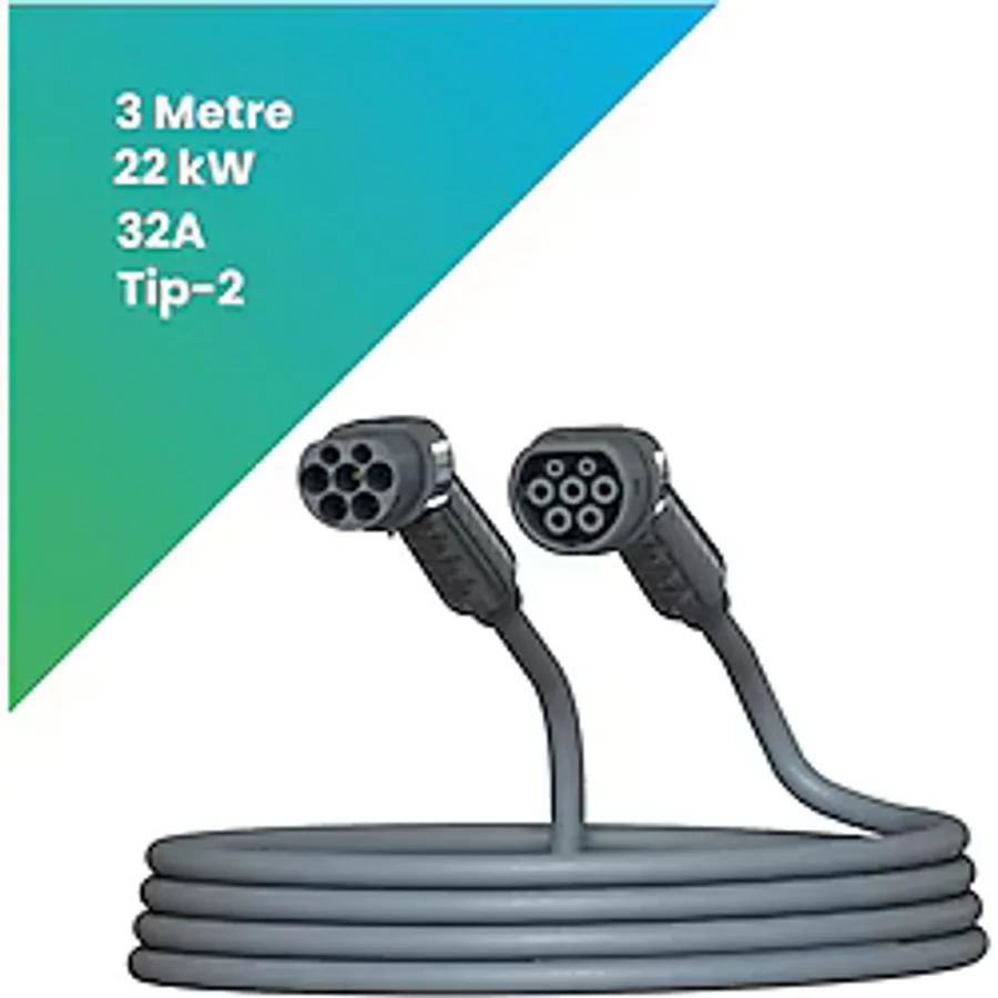 Filşarj Elektrikli Araç Şarj Kablosu Ac Tip-2 22 Kw (3 Metre )
