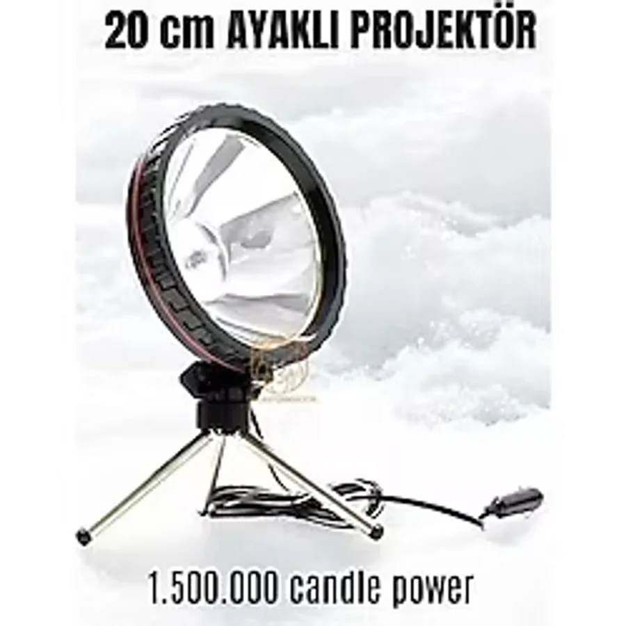 Findit 3 Ayaklı El Projektörü 360 Derece Avcı Projektörü Tekne Projektör 330853