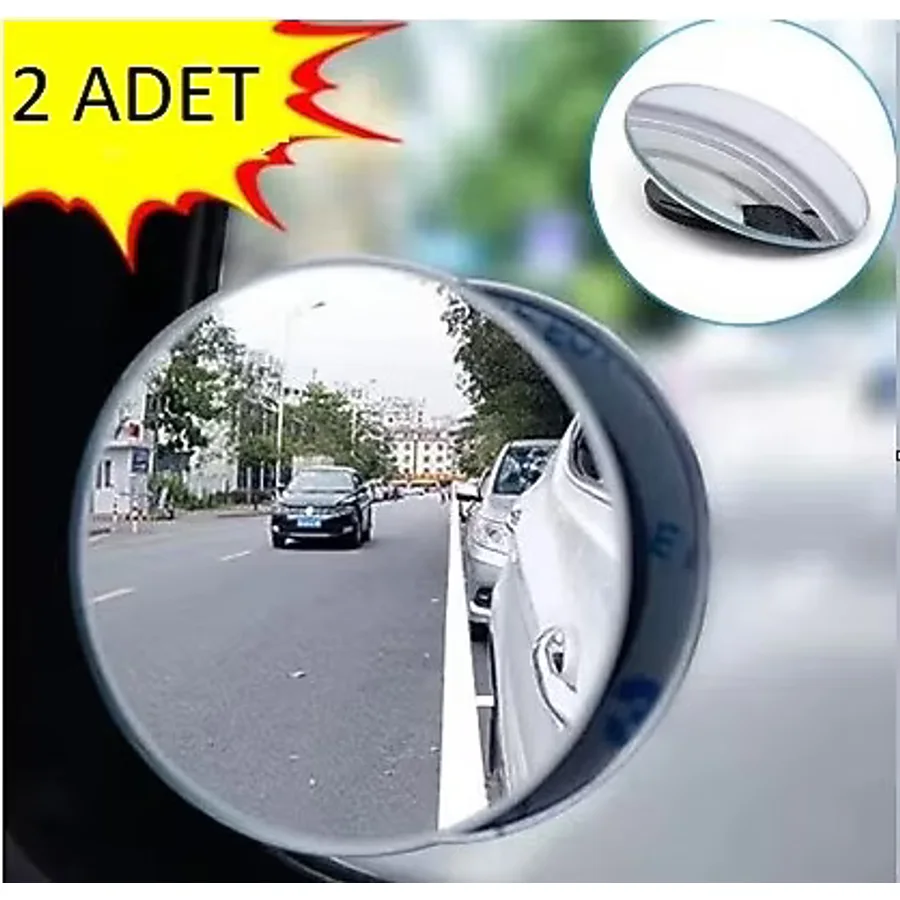 Findit Çerçevesiz Ayarlanabilir Kör Nokta Aynası 2 Li (2818) - Renkli