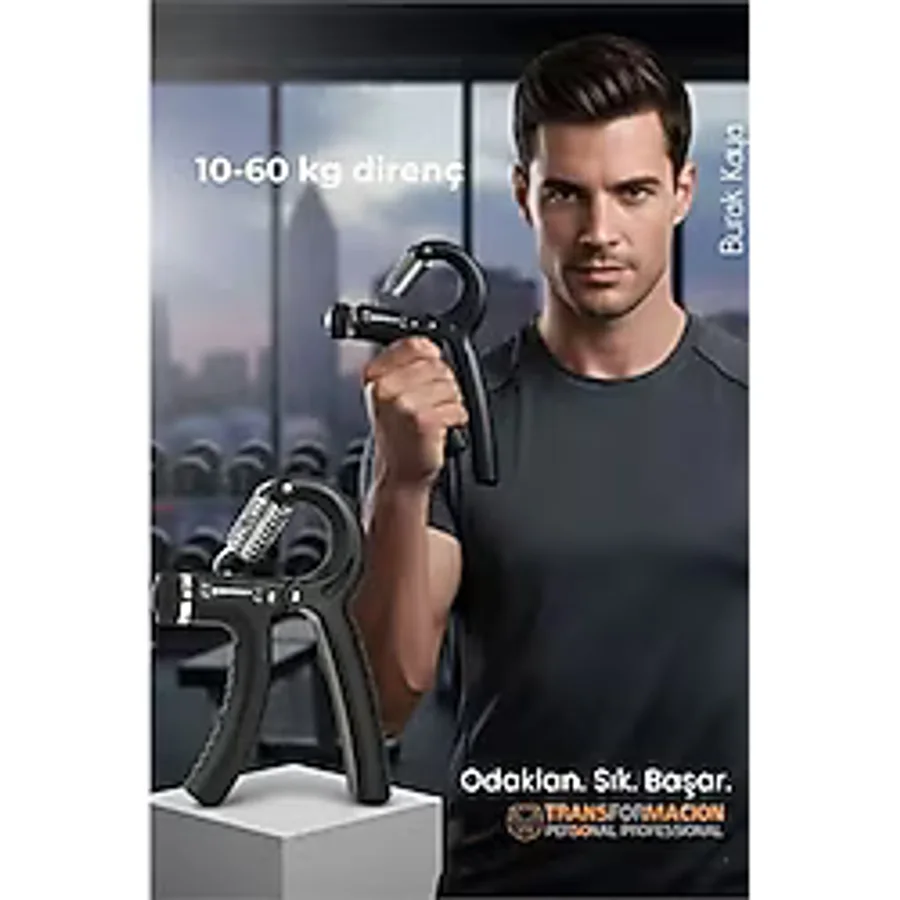Findit Progrip Ayarlanabilir Profesyonel El Yayı 10-60 kg Paslanmaz Çelik Bilek Güçlendirici - 3 - Renkli