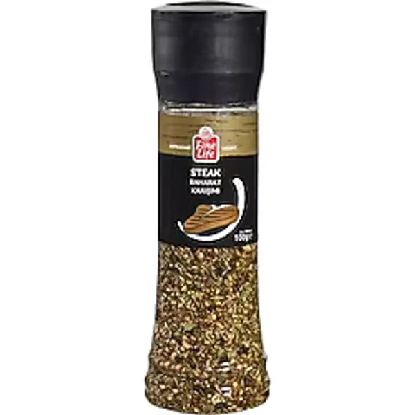 Fine Life Steak Baharat Karışımı, Kırmızı Et için Marinasyon ve Izgara Baharatı, Öğütücü Kapaklı, 100 g