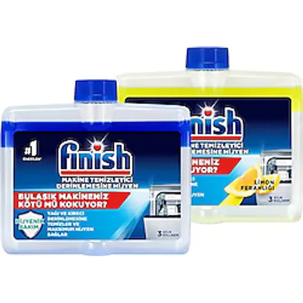 Finish 250 ml 2'li Paket Bulaşık Makinesi Temizleyici