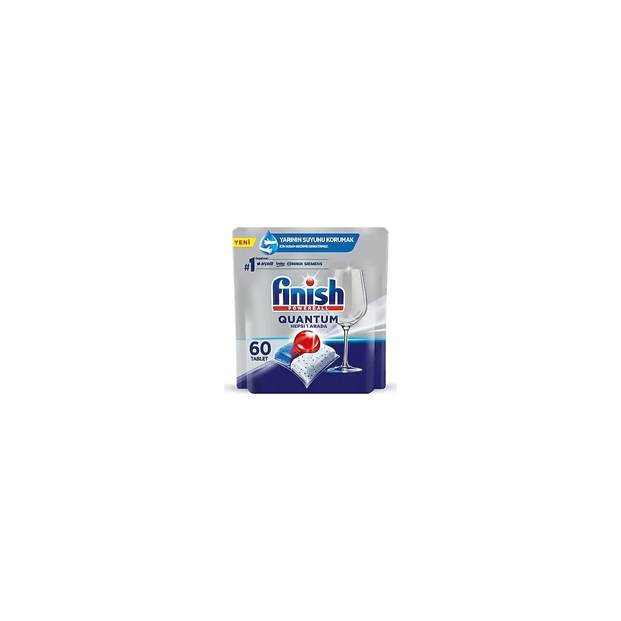 Finish Quantum Bulaşık Makinesi Tableti 60'lı