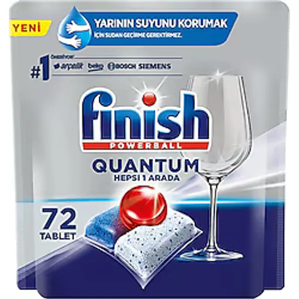 Finish Quantum Bulaşık Makinesi Tableti 72'li