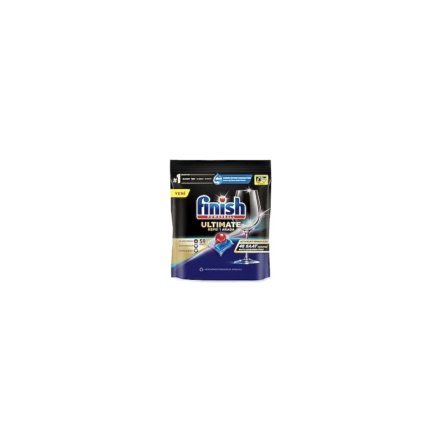 Finish Quantum Ultimate Bulaşık Makinesi Tableti 58'li