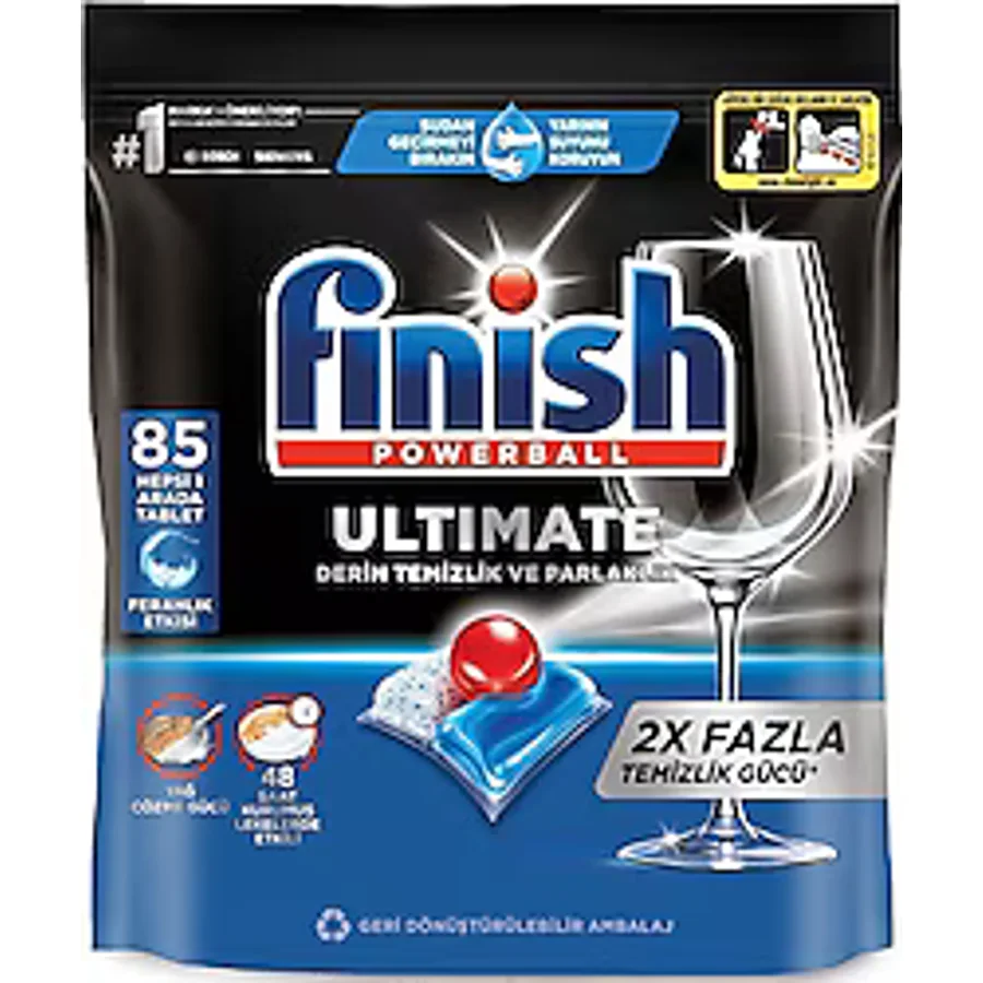 Finish Quantum Ultimate Bulaşık Makinesi Tableti 85'li