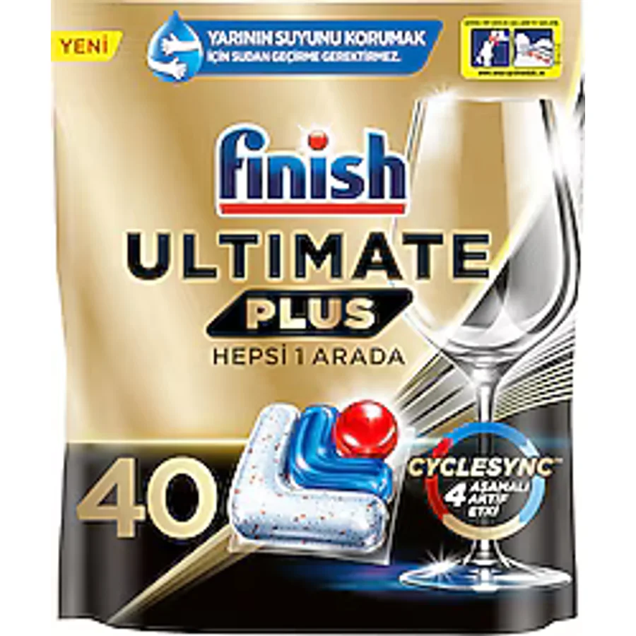 Finish Ultimate Plus Bulaşık Makinesi Tableti 40'lı