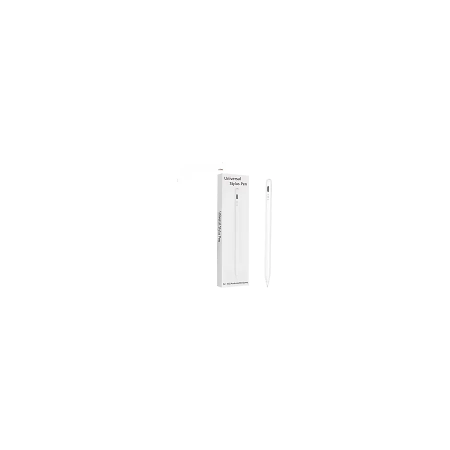 FİOPLUS fp01 Beyaz Stylus Kalem - 4096 Basınçlı, Hassas Dokunmatik Tablet Kalemi + 1 Yedek Uç