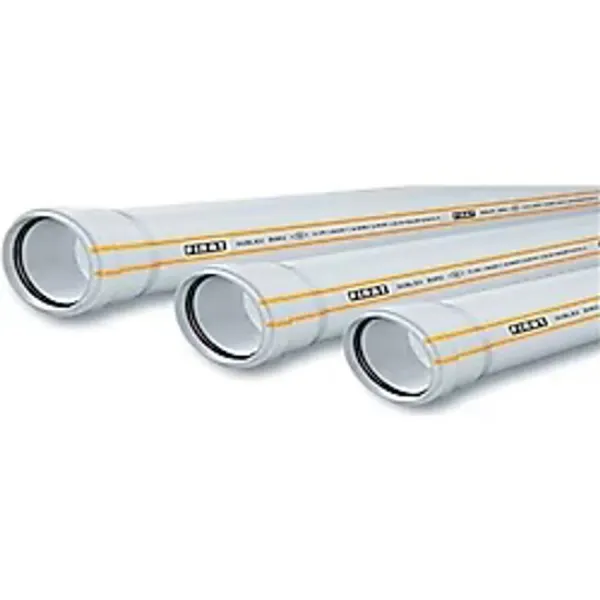 Fırat Pvc Pimaş Dublex Atık Su Borusu 50 x 1000 mm