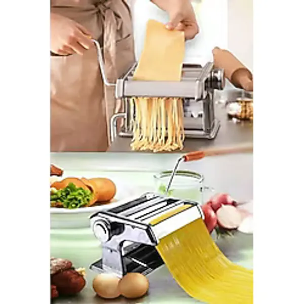Fıre Kıng Panda Erişte Makarna Yapma Kesme Makinesi Hamur Lazanya Spagetti Makinesi 150 mm