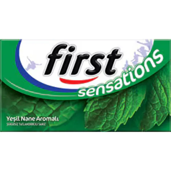 First Sensations Yeşil Nane 27 gr Sakız