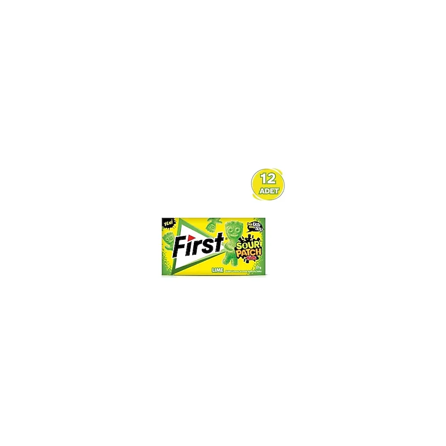First SPK Misket Limonu Aromalı Sakız 27 gr - 12 Adet