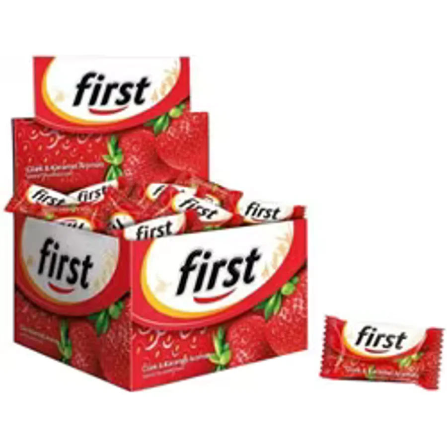 First Tekli Çilek Aromalı 200'lü Sakız