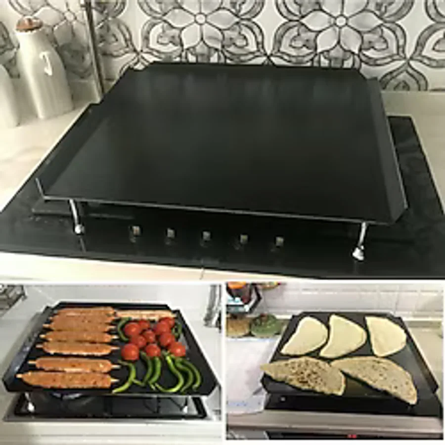 Firstwork Ocak Üstü Kare Saç Bazlama Börek Katmer Saçı
