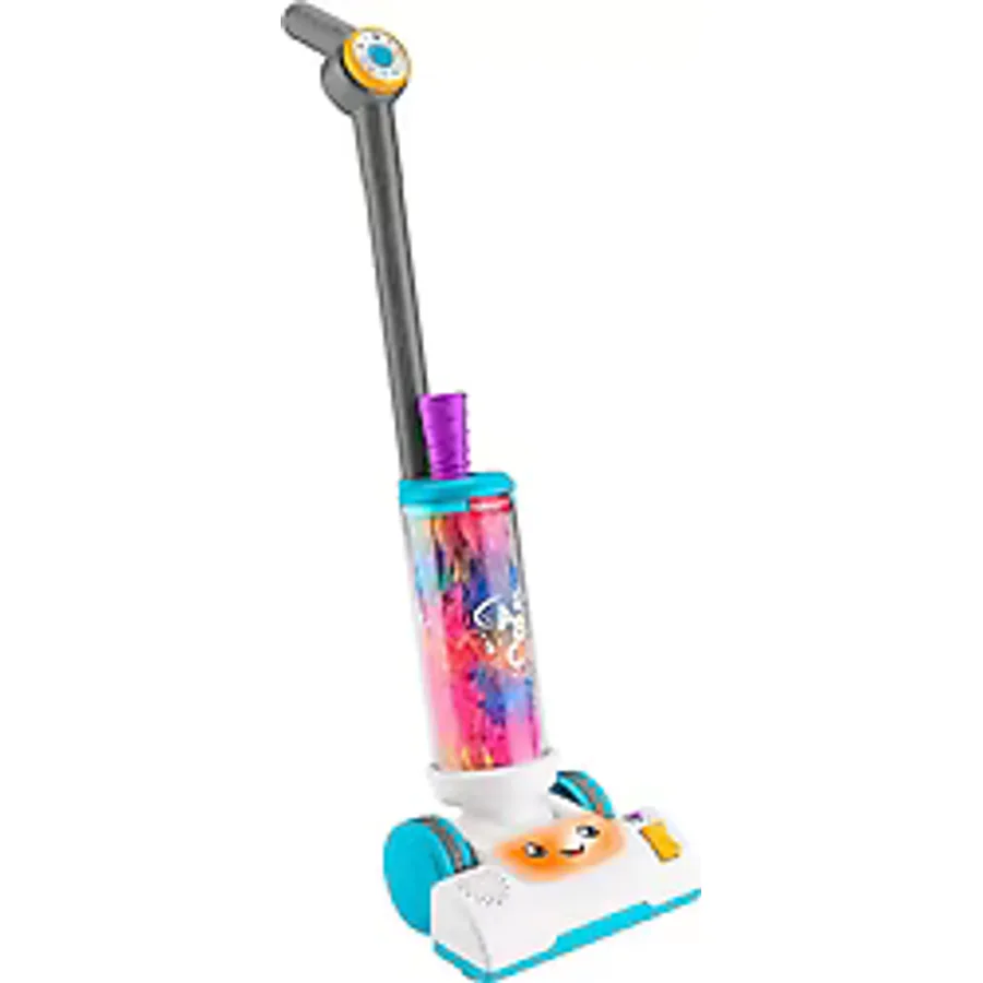 Fisher Price 2'si 1 Arada Sesli ve Işıklı Eğlen Öğren Süpürge JMM35