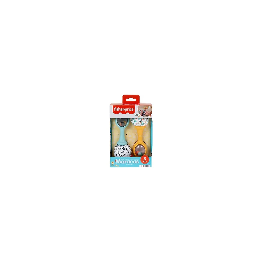 Fisher-Price Neşeli Marakas Diş Kaşıyıcıları Eğlenceli Tasarım BPA İçermeyen Güvenli Materyal