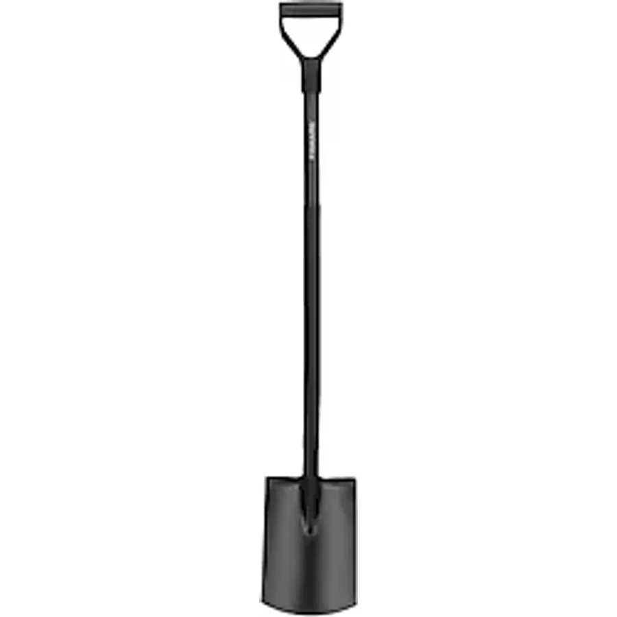 Fiskars 1004812 Düz Uçlu Ergonomik Bahçe Küreği