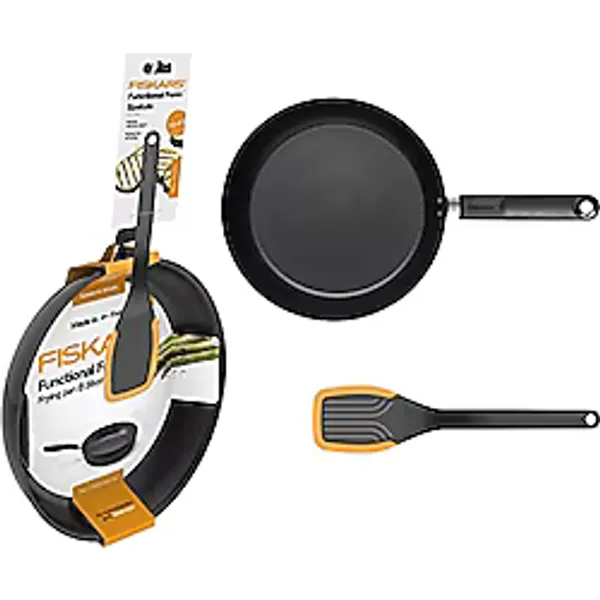 FiSKARS Tava 28 cm + Spatula