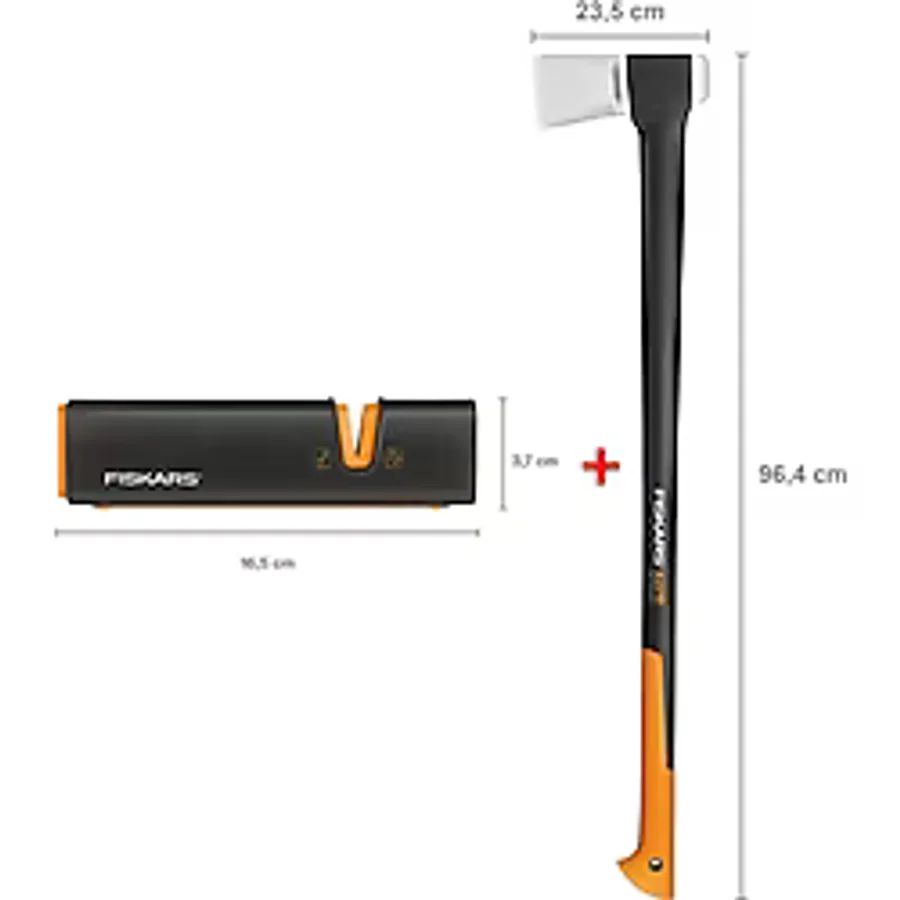 Fiskars Yarma Baltası XXL-X27 + Balta ve Bıçak Bileyici