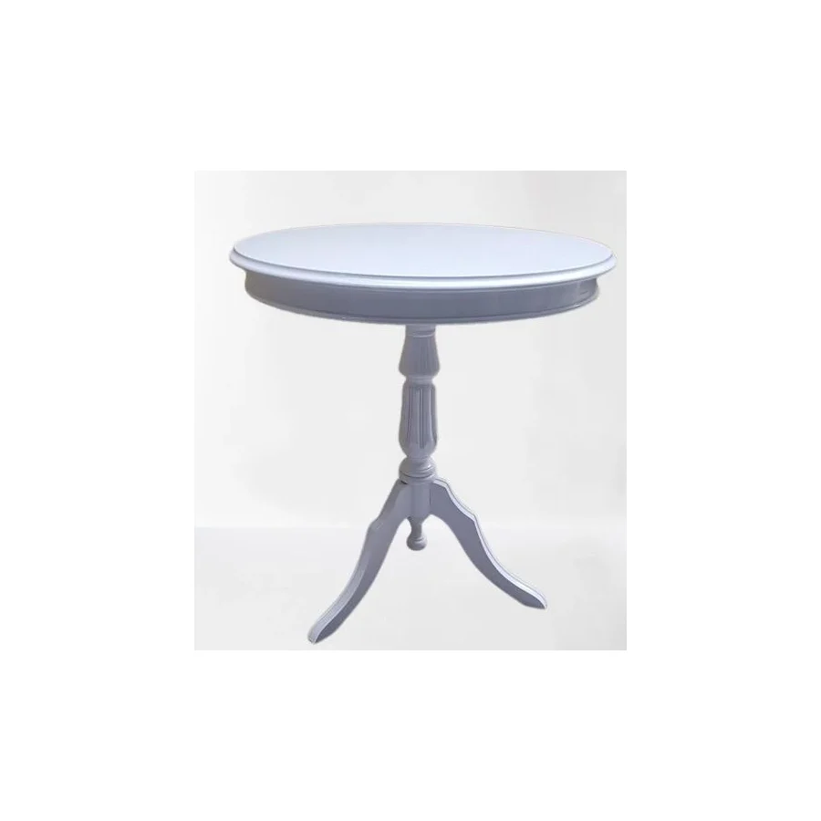 Fiskos Sehpa Eko 90502 Baba 3 Ayak 60Cm Hareketli Mdf Tabla Parlak Beyaz El Yapım