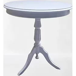 Fiskos Sehpa Eko 90502 Baba 3 Ayak 60Cm Hareketli Mdf Tabla Parlak Beyaz El Yapım