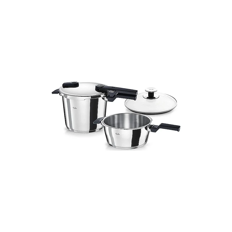 Fissler Vitaquick Glossy 6 lt + 3.5 lt Düdüklü Tencere
