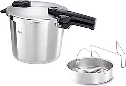 Fissler Vitaquick Premium Buhar Aparatlı 6 lt Düdüklü Tencere