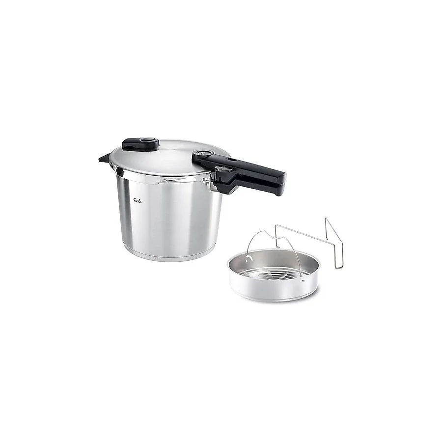 Fissler Vitaquick Premium Buhar Aparatlı 6 lt Düdüklü Tencere