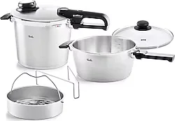 Fissler Vitavit Premium Mat 6 lt + 3.5 lt Düdüklü Tencere Seti