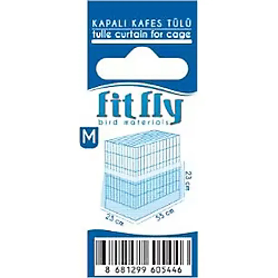 Fit Fly Kapalı Lüx Kuş Kafes Tülü, Medium