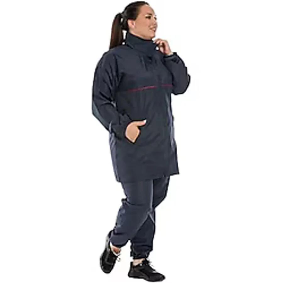 Fitblue Tunik model sauna eşofman takımı (XL BEDEN, SİYAH)