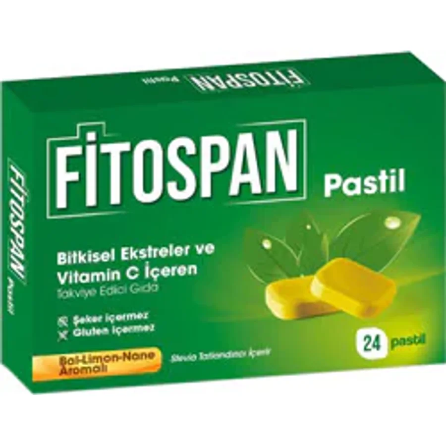 Fitospan Bal Limon ve Nane Aromalı 24'lü Pastil