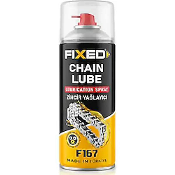 Fixed F167 Zincir Yağlama Spreyi 400 Ml - Motosiklet, Bisiklet Ve Endüstriyel Zincir Yağı