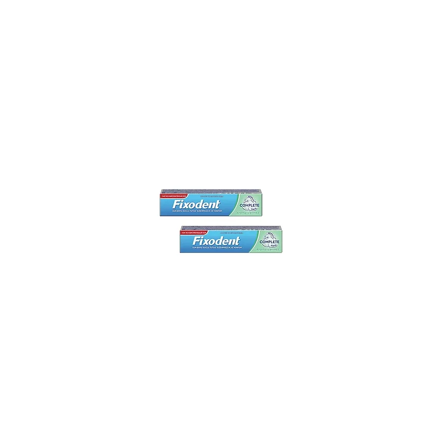 Fixodent Complete Güçlü Tutuş Aromasız 47 gr 2 Adet Protez Diş Yapıştırıcı