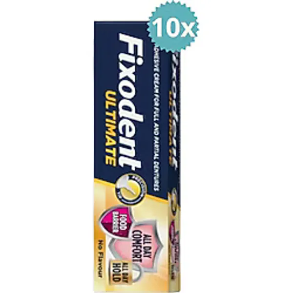 Fixodent Ultimate Ferah Tat 40 gr Protez Diş Yapıştırıcı 10 x Adet