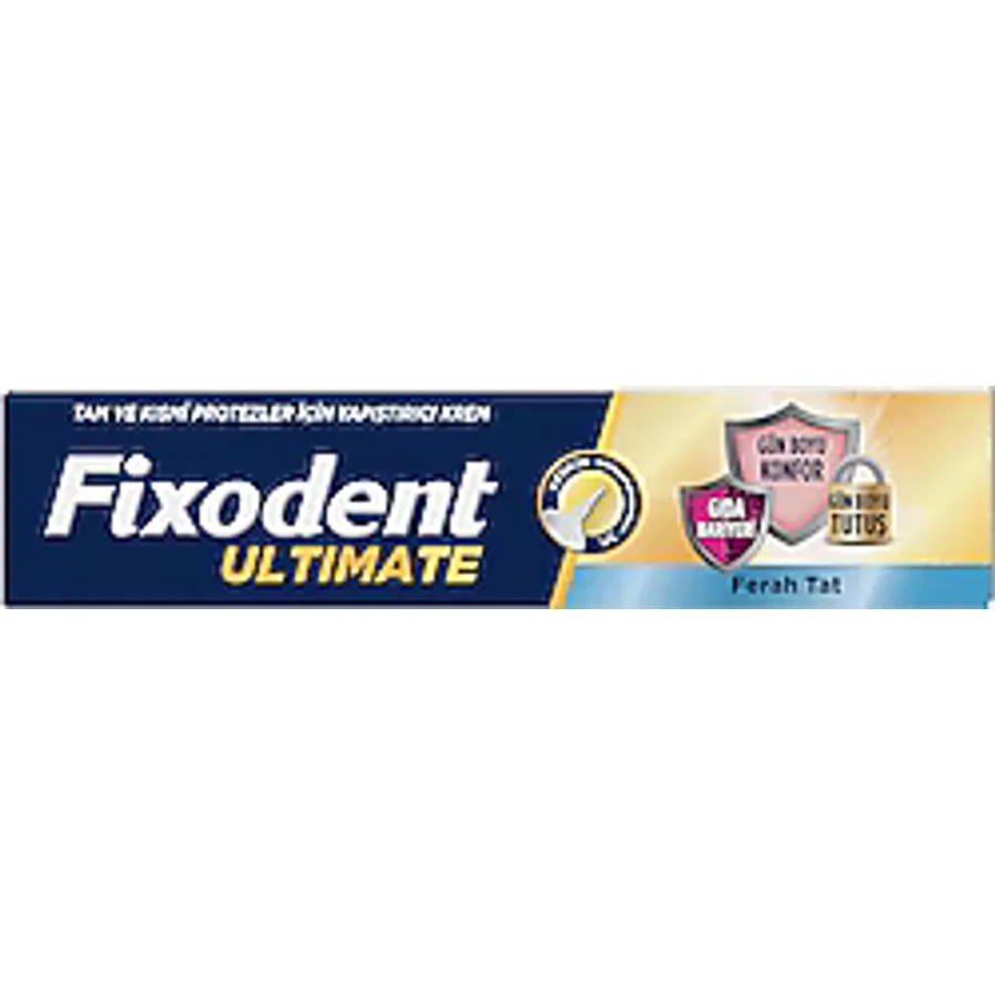 Fixodent Ultimate Ferah Tat 40 gr Protez Diş Yapıştırıcı