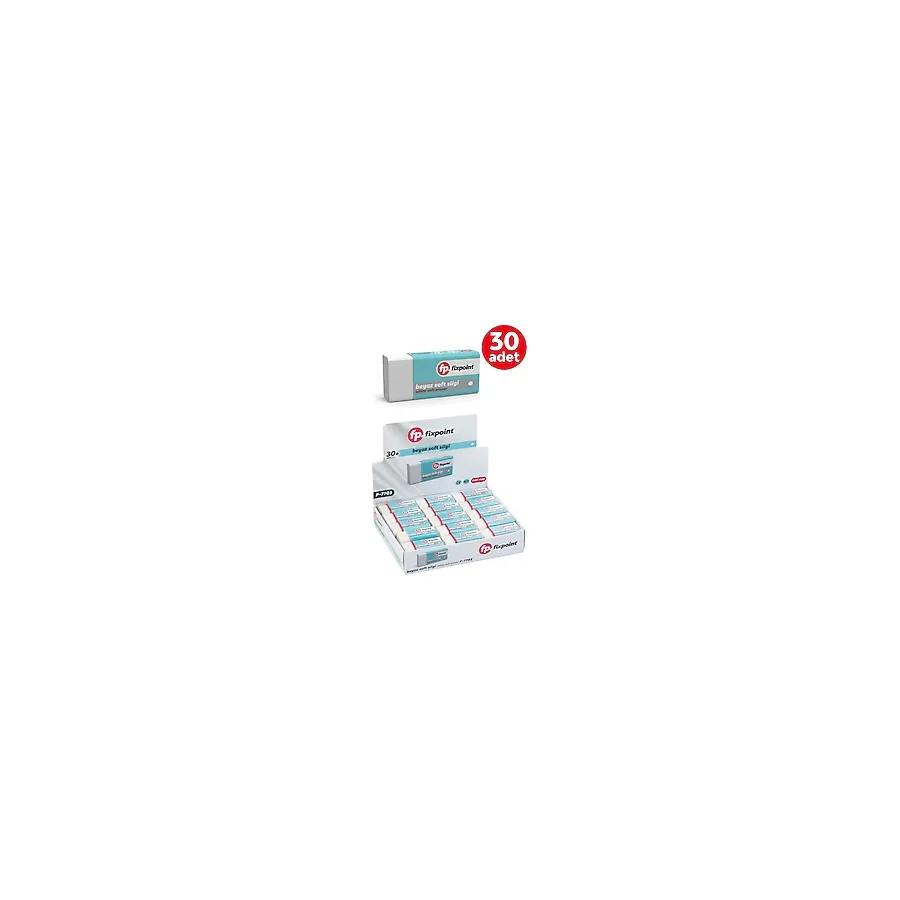 FixPoint Beyaz Silgi 30 ADET FixPoint P-7703