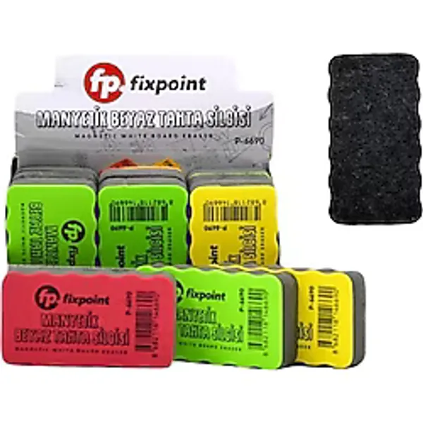 FixPoint Mıknatıslı Eva Tahta Silgisi P-6690 3 Adet